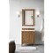 James Martin Vanities Brittany 30in Single Vanity, Saddle Brown, w/ 3 CM White Zeus Quartz Top 650-V30-SBR-3WZ - alternate 3